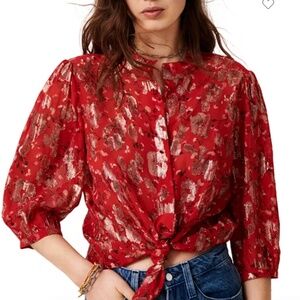 Ba&sh Tanama Printed Shirt - NWT